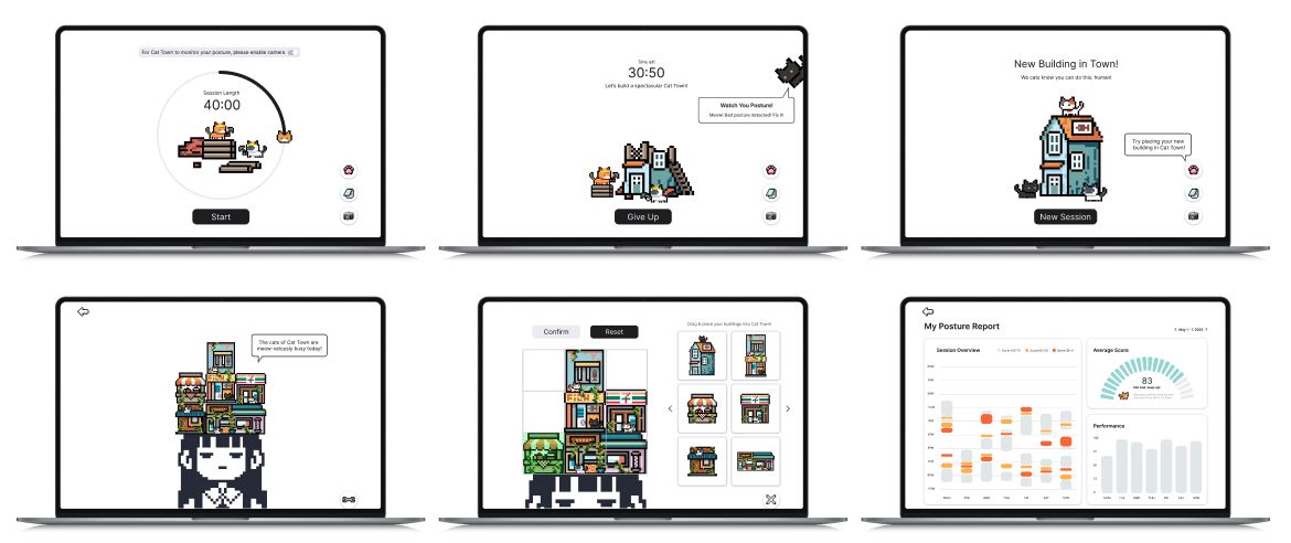 CatTown - Posture Monitoring App